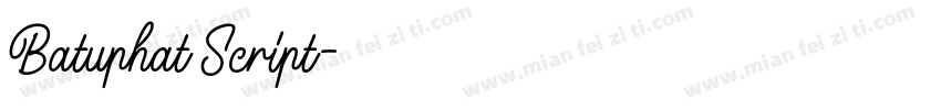 Batuphat Script字体转换